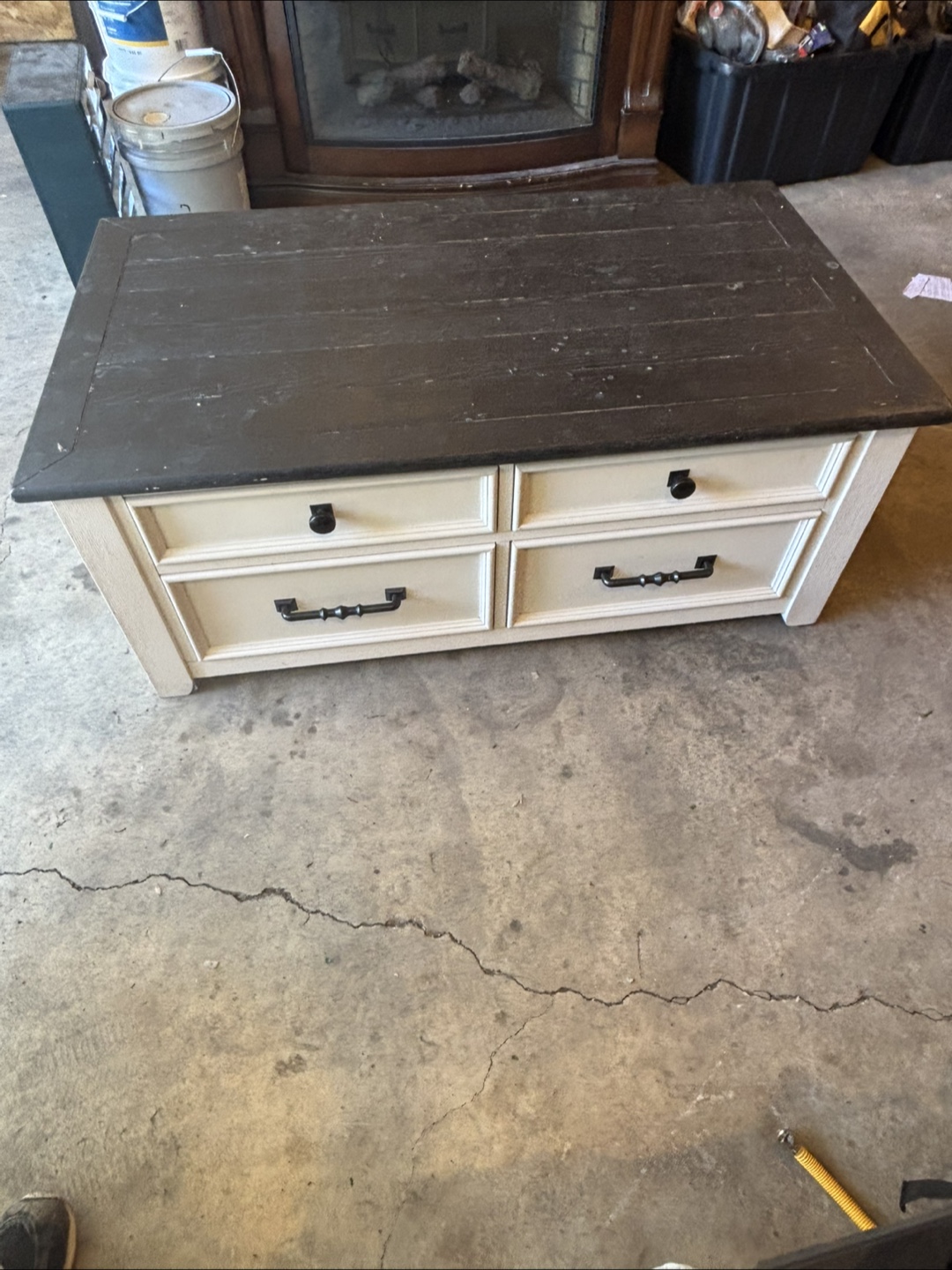 Lift Top Coffee Table with Drawers