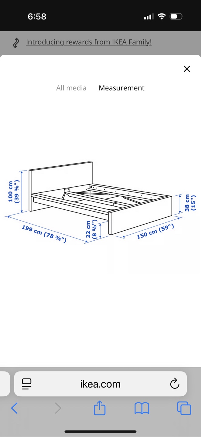 IKEA Queen Bed Frame - photo 2