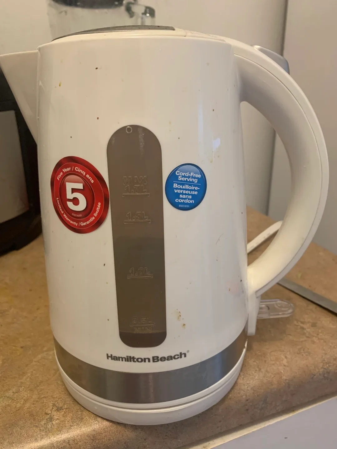 Hamilton Beach 1.7L Cord-Free Kettle thumbnail