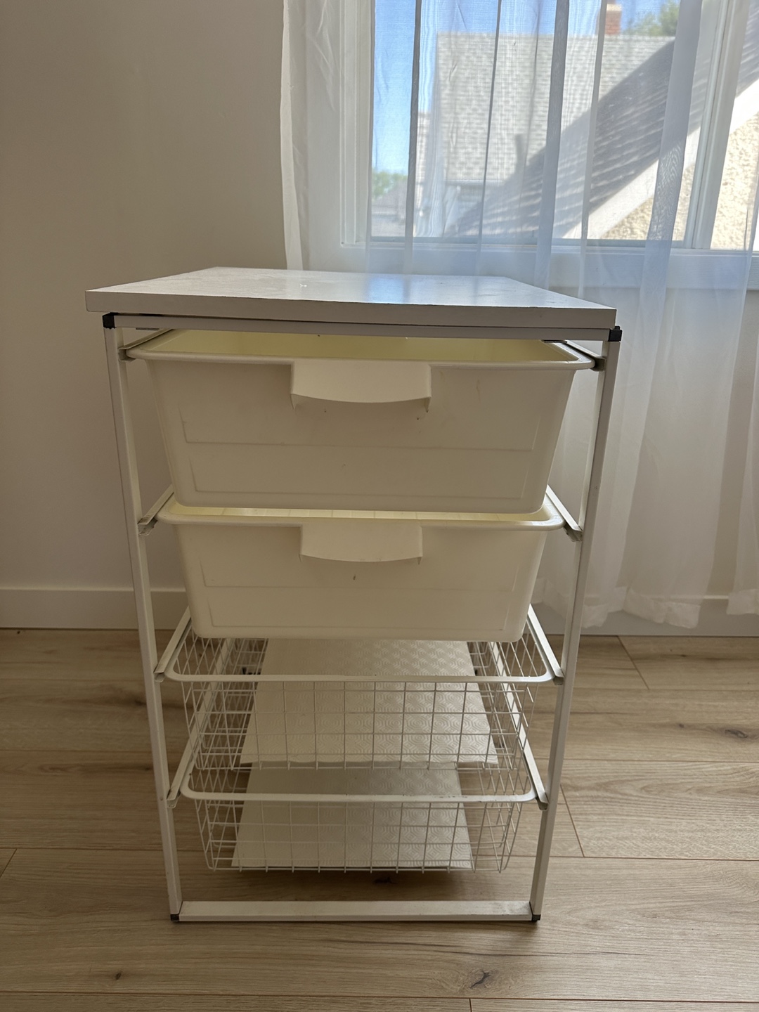 White Drawer Unit with Shelves - photo 3