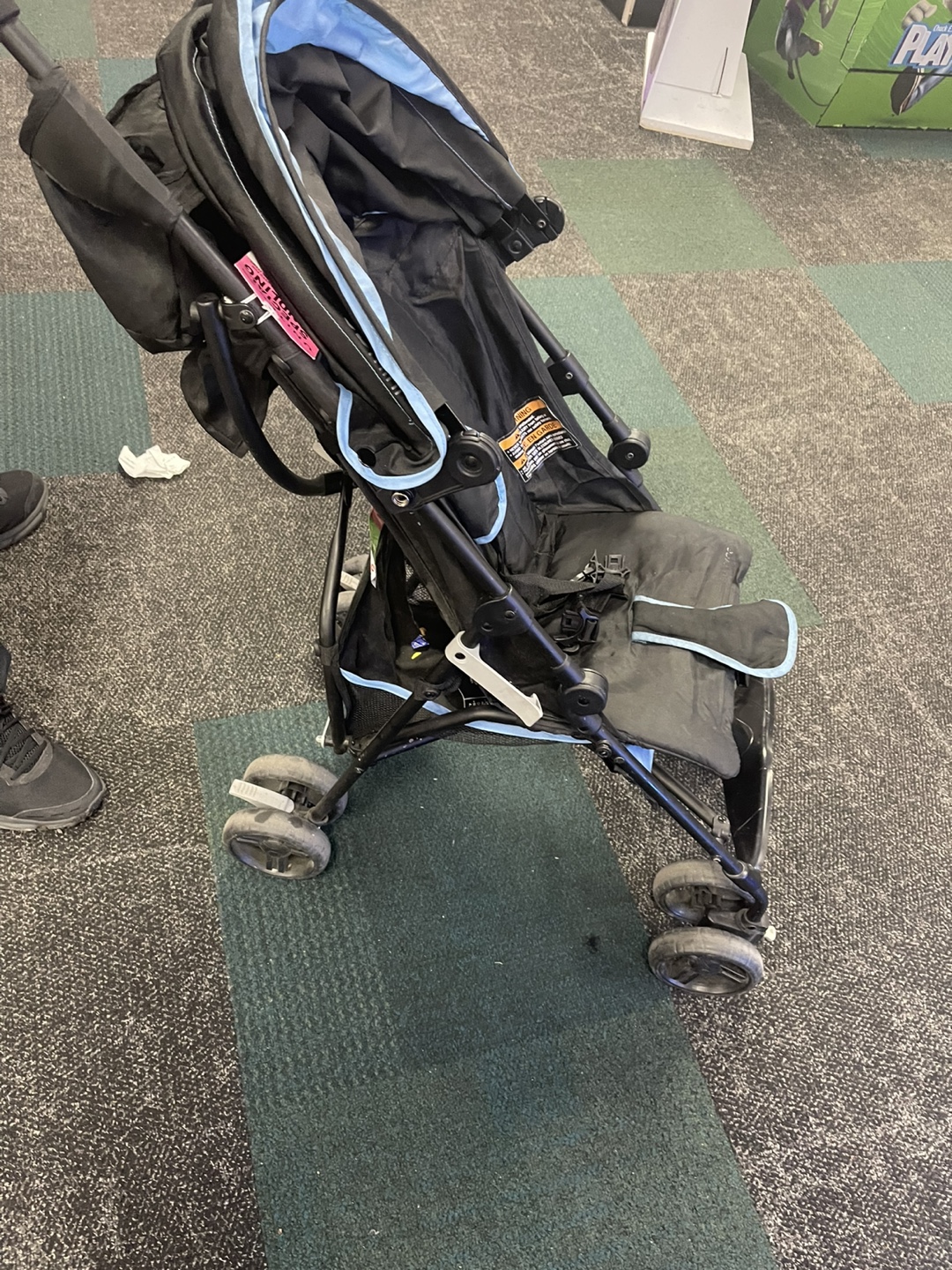 Summer Infant Umbrella Stroller - Black/Blue - photo 2