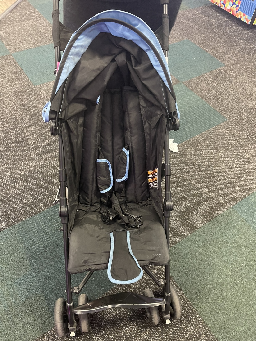 Summer Infant Umbrella Stroller - Black/Blue