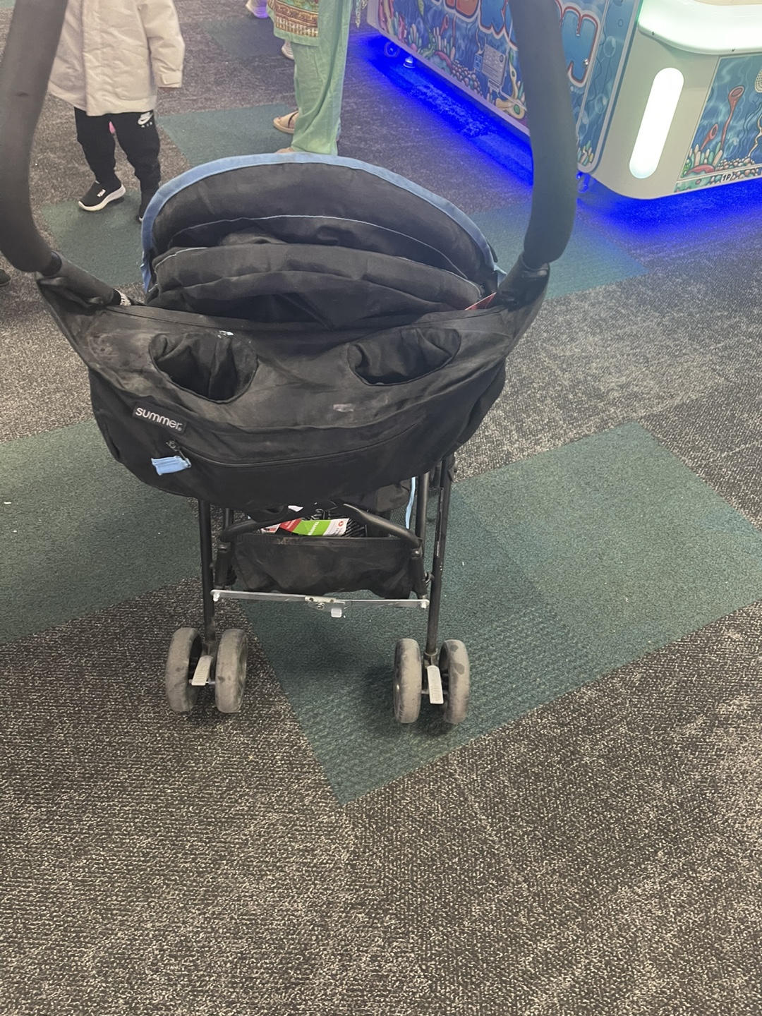 Summer Infant Umbrella Stroller - Black/Blue - photo 3