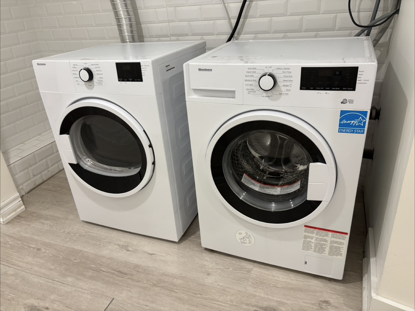 Blomberg 1.9 Cu Ft White Compact Washer