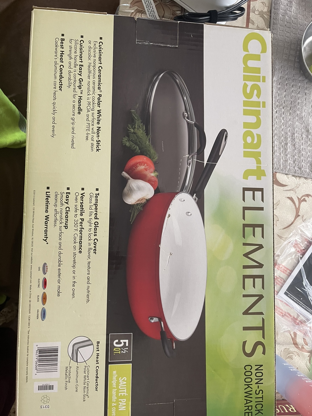 Cuisinart Elements 5.5 Qt. Sauté Pan - New in Box!