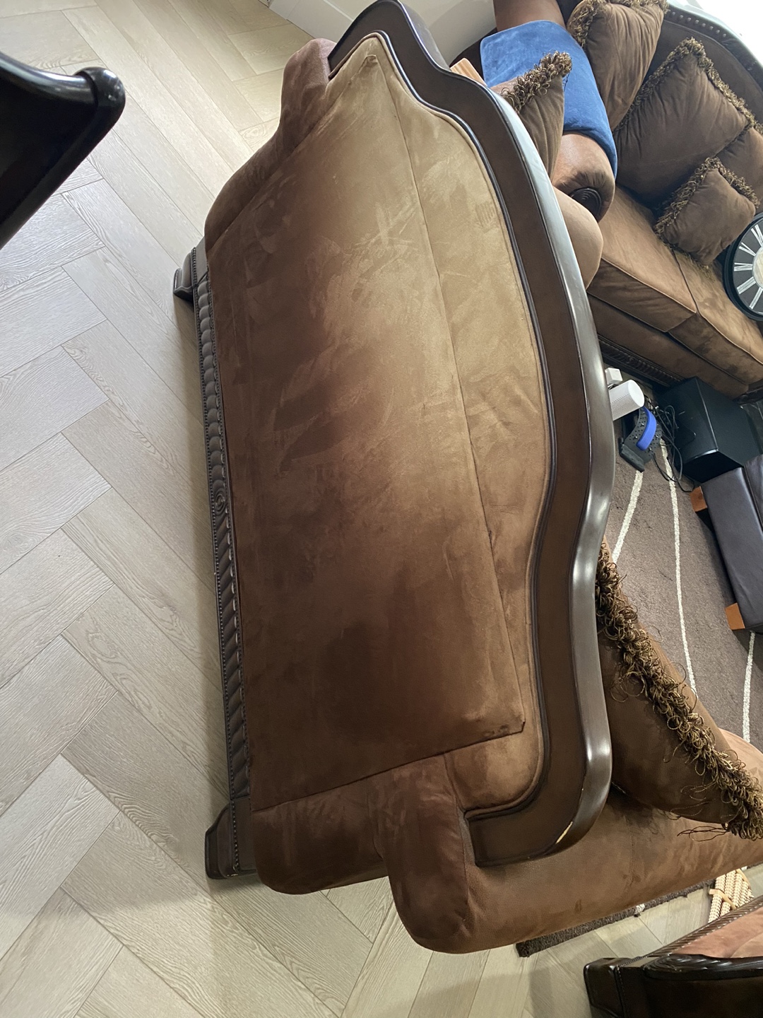 Brown Loveseat Sofa - Great Condition! - photo 5