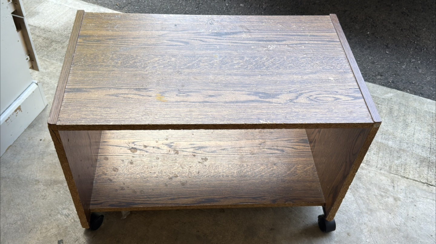 Wooden Rolling Table - Free