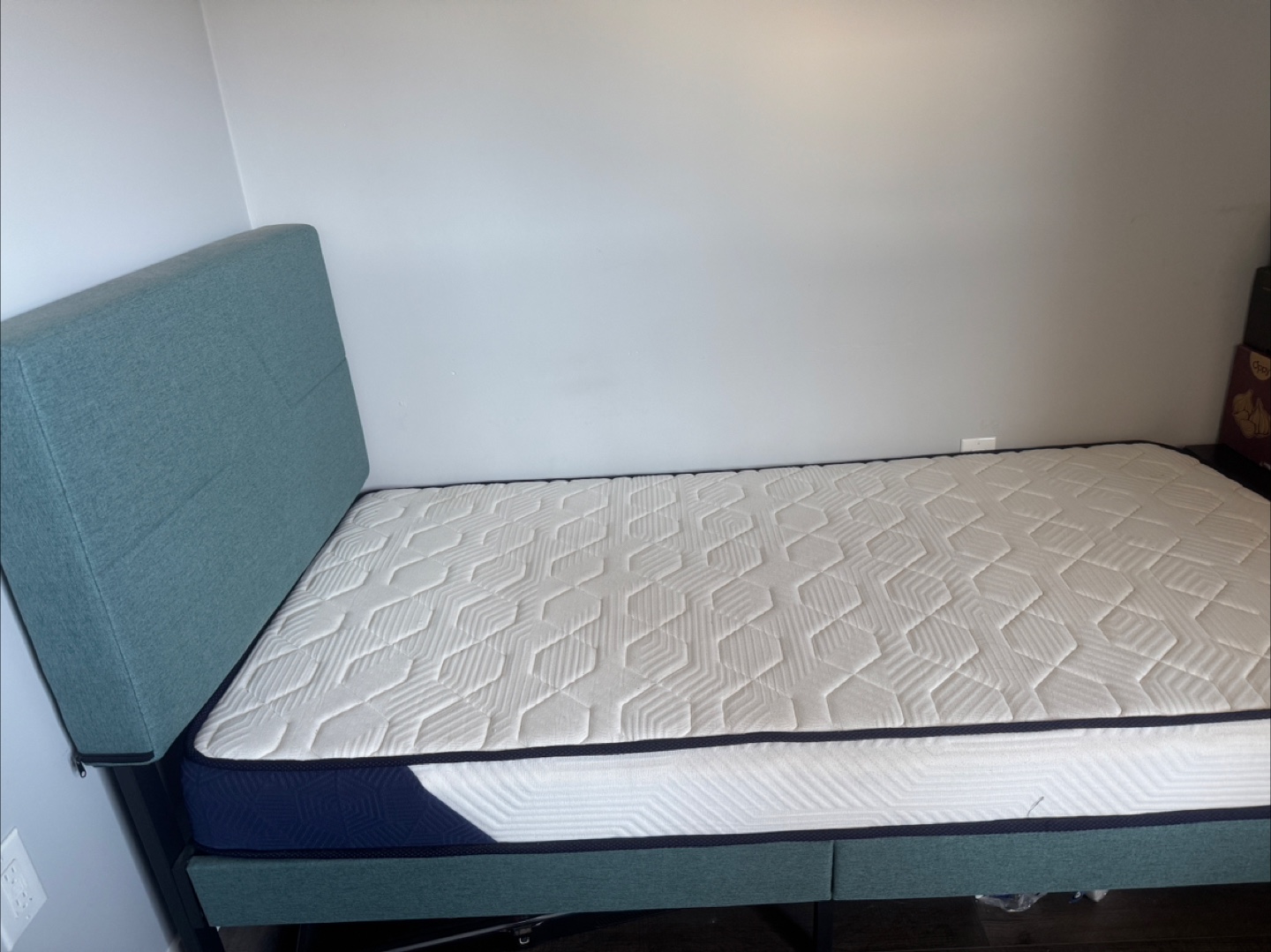 Twin Bed Frame with Mattress - photo 2