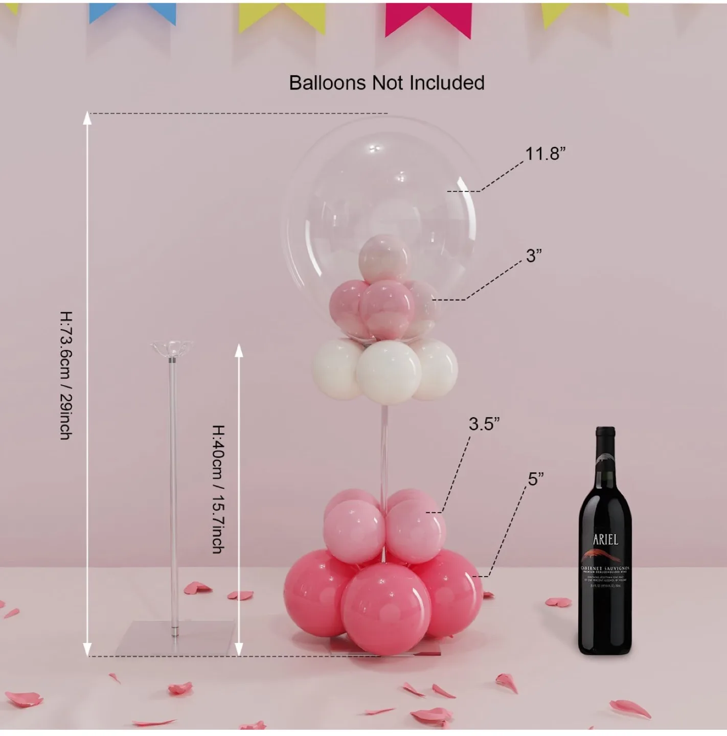 Tabletop Balloon Stand Kit - 4 pcs image indicator(2)