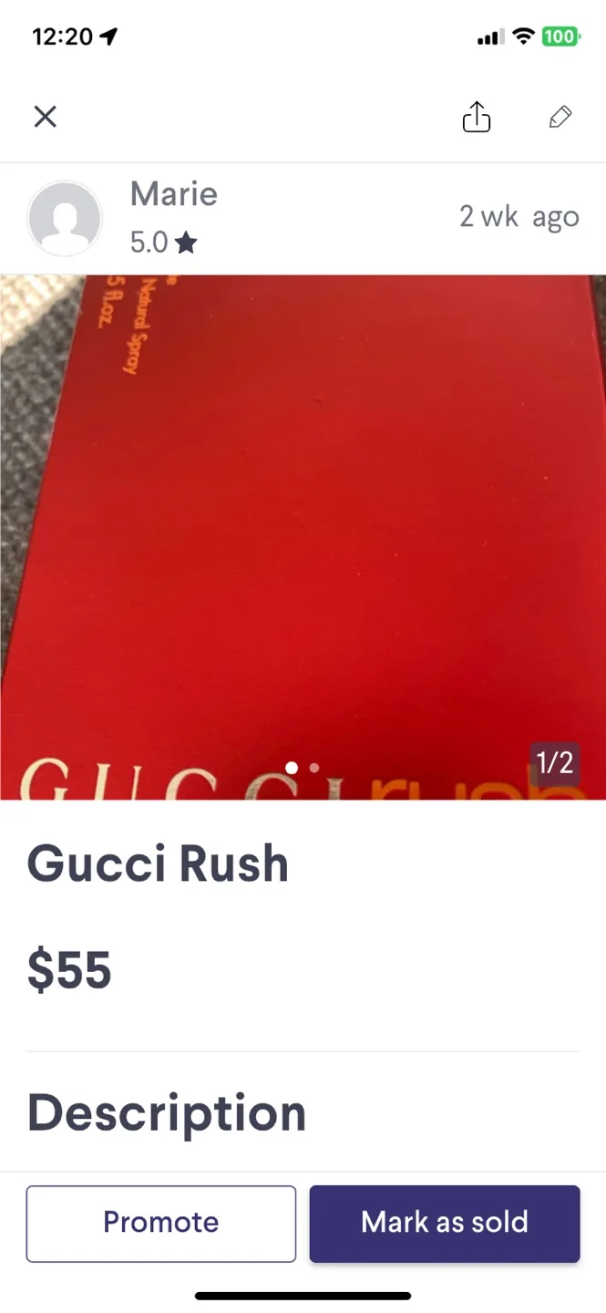 Gucci Rush 75ml Perfume thumbnail