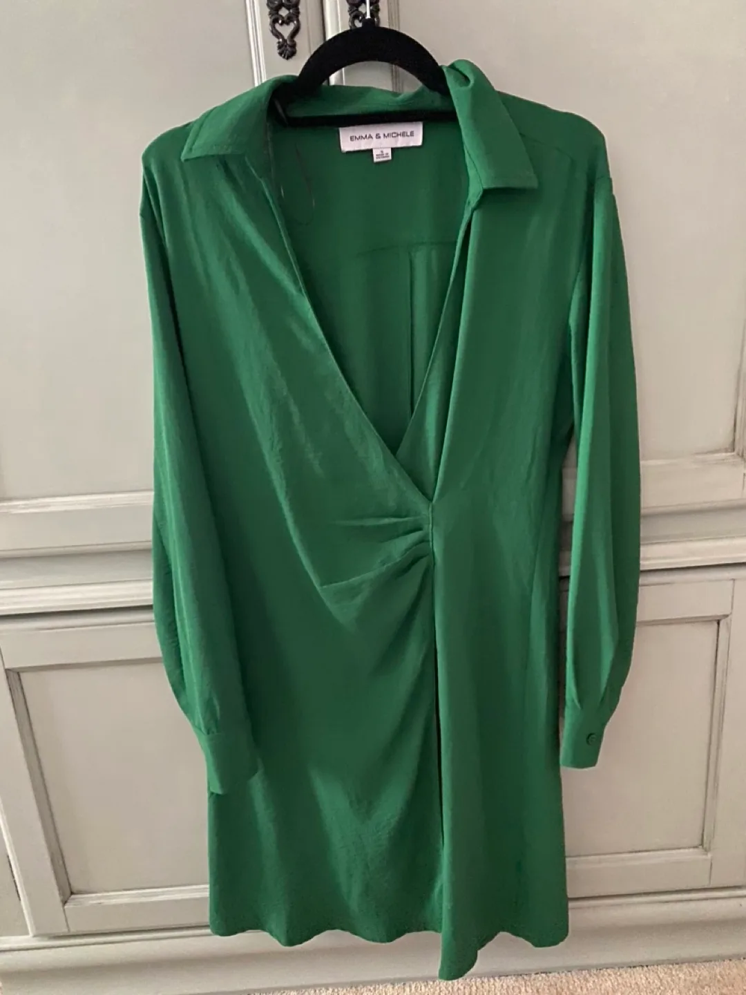 Emma & Michele Green Dress - Size S thumbnail