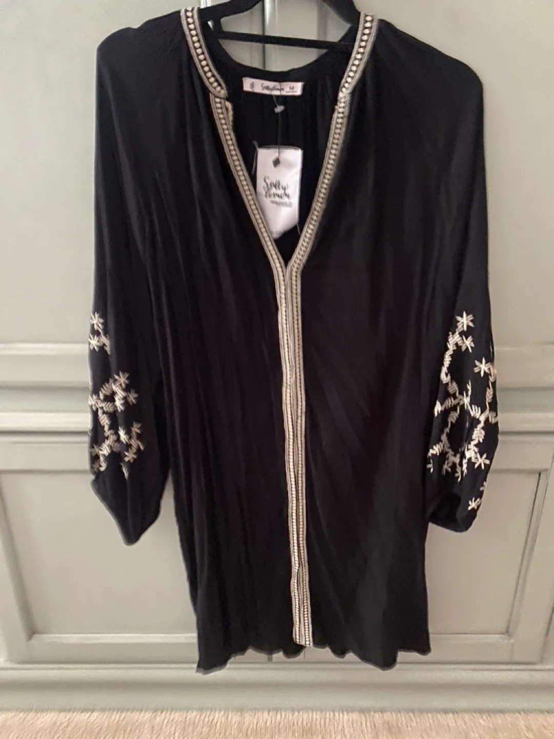 New Salty Lemon Black Tunic - Size M thumbnail