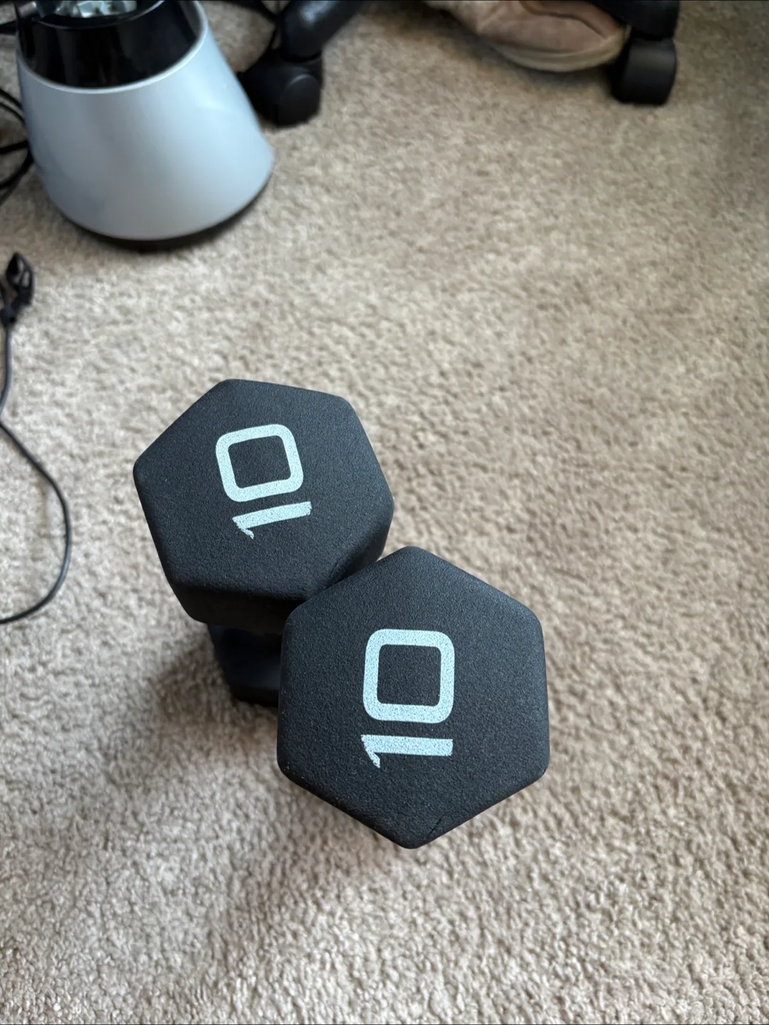 Cap solid neoprene dumbbell 10 lb