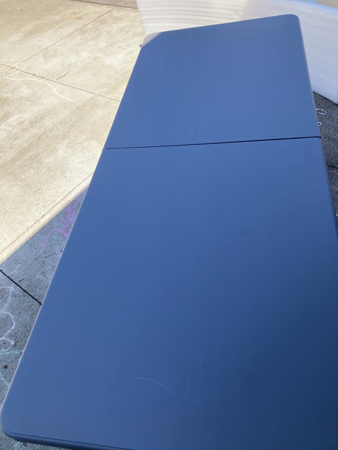 Grey Folding Table