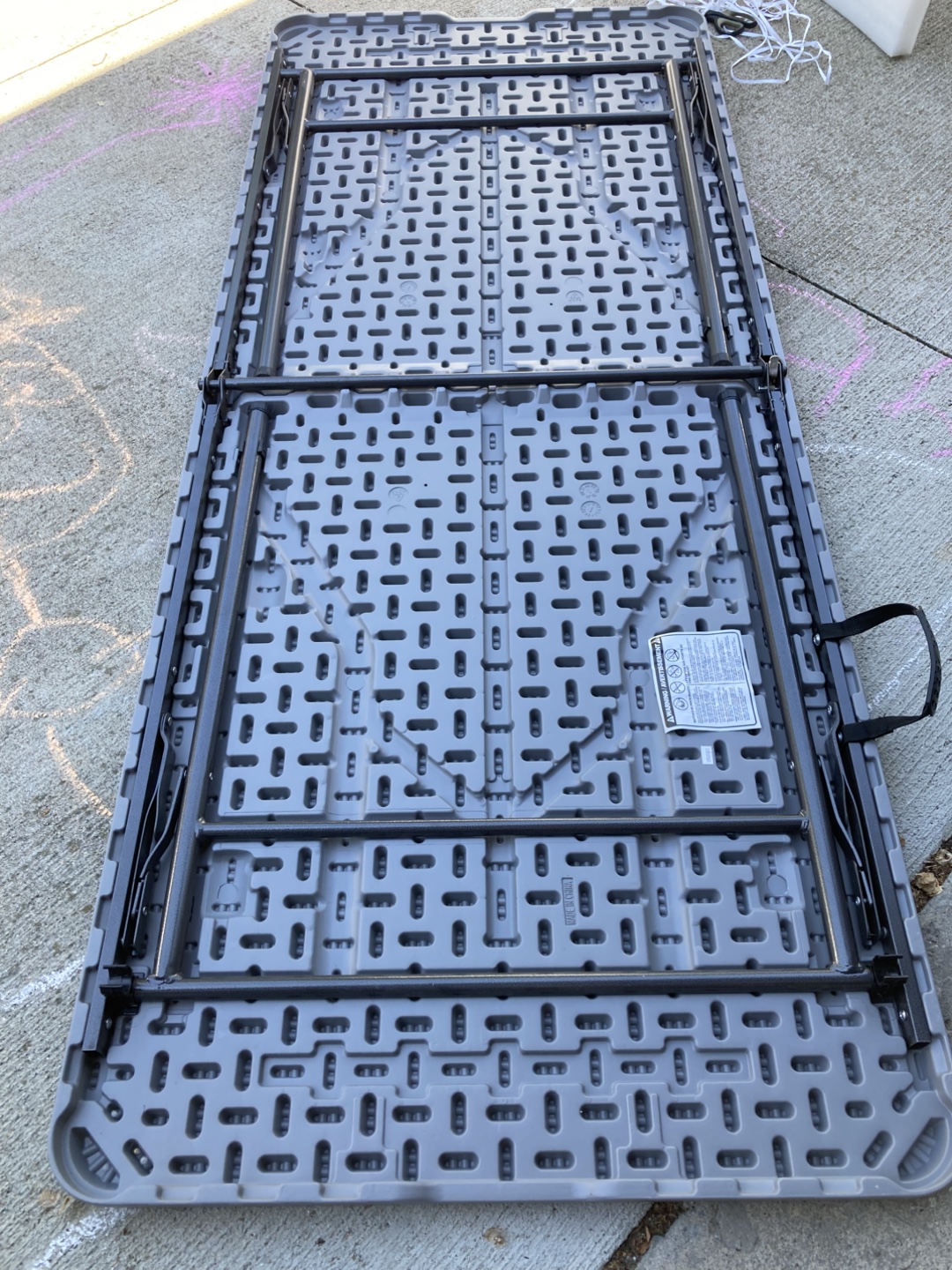 Grey Folding Table - photo 4