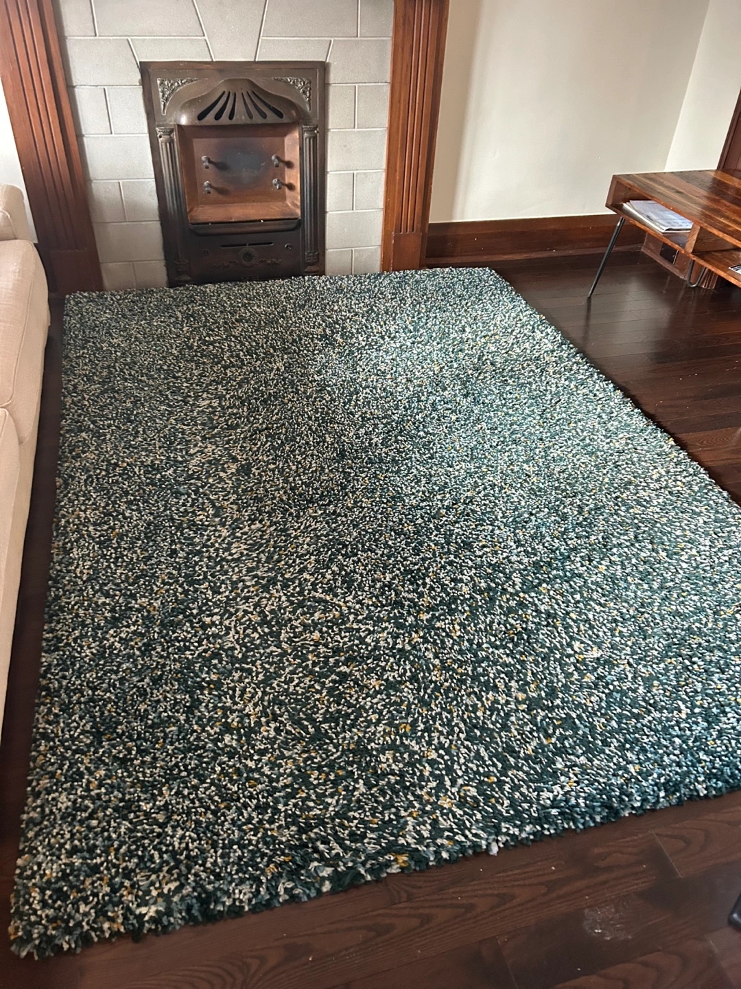 IKEA Vindum Rug, Blue/Green, 6 ' 7 "x8 ' 10 "