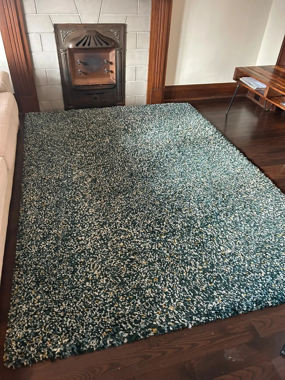 IKEA Vindum Rug, Blue/Green, 6 ' 7 "x8 ' 10 " thumbnail