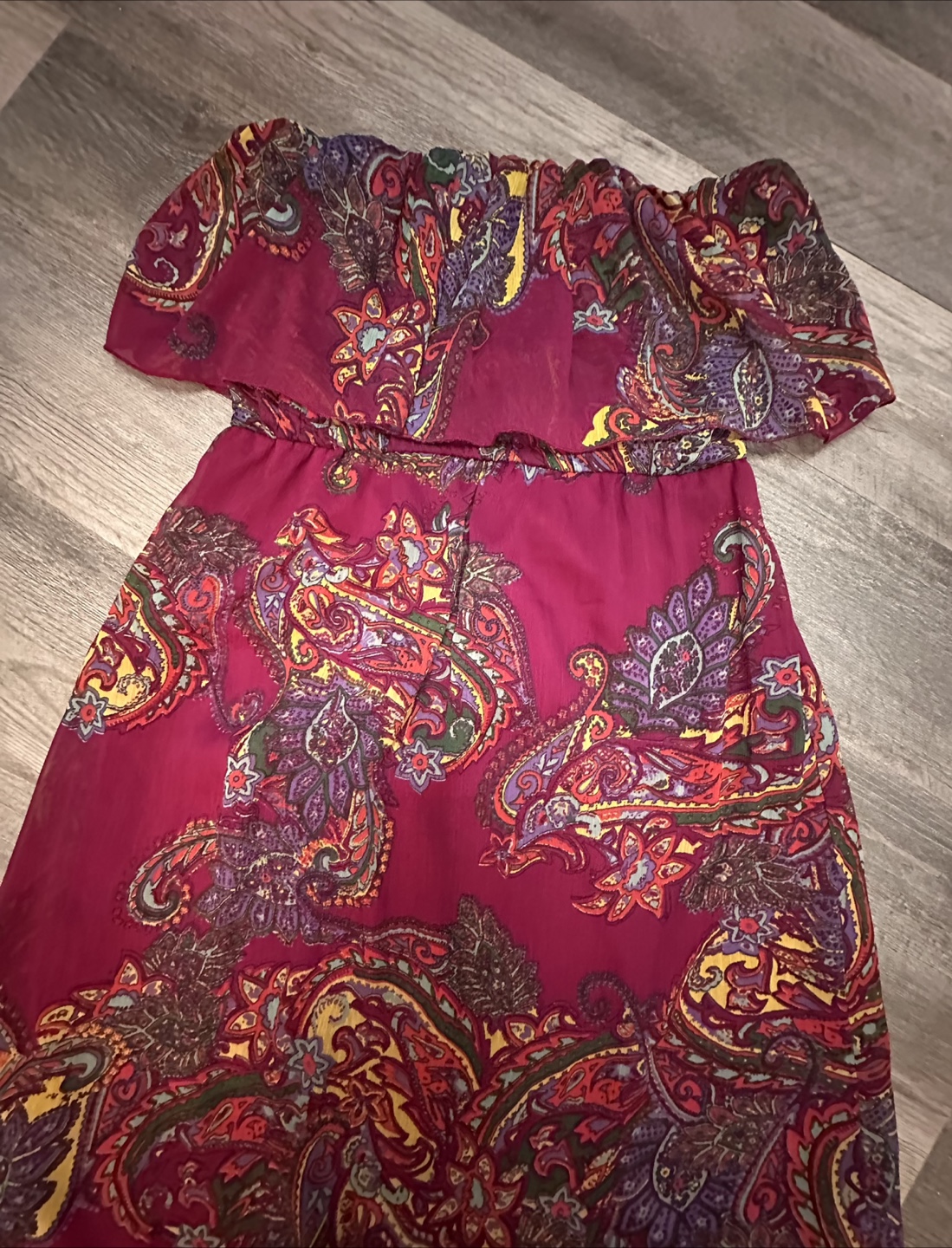 Fire Los Angeles Paisley Dress - Size M - photo 3