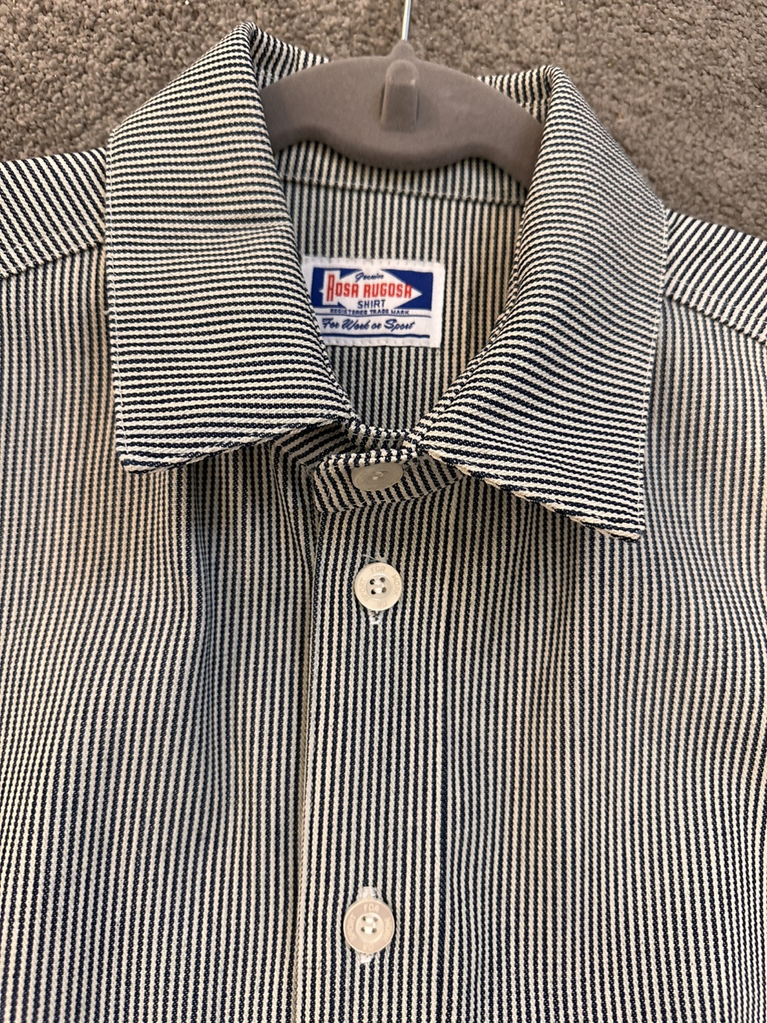 Rosa Rugosa Striped Work Shirt - photo 3