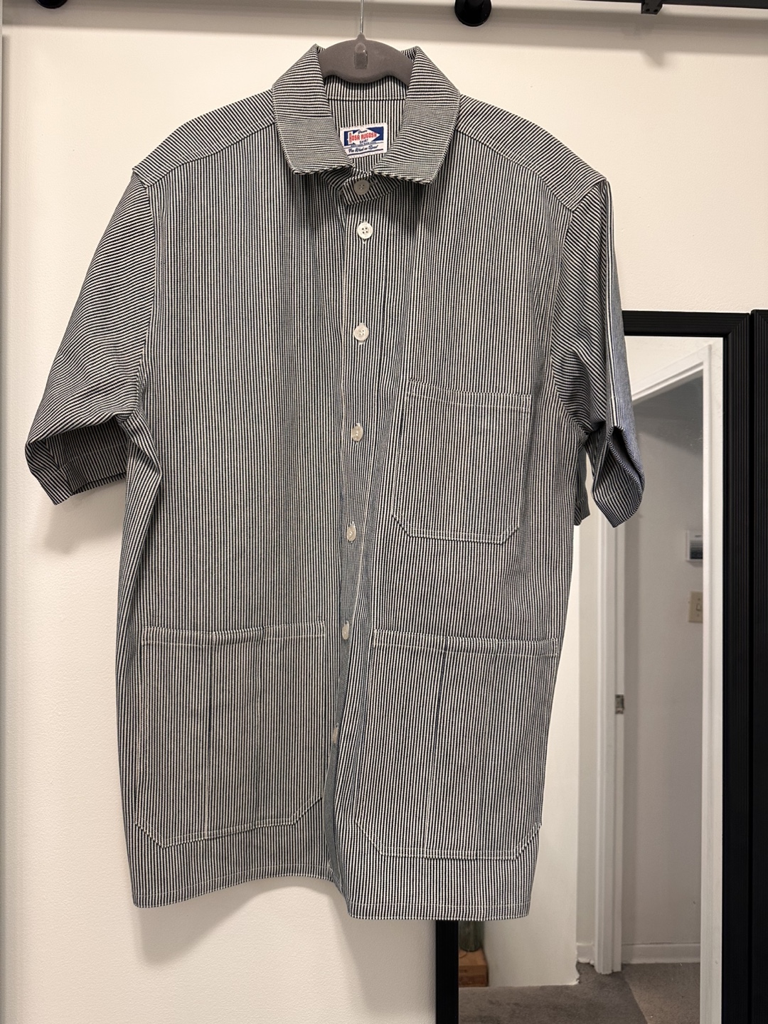 Rosa Rugosa Striped Work Shirt