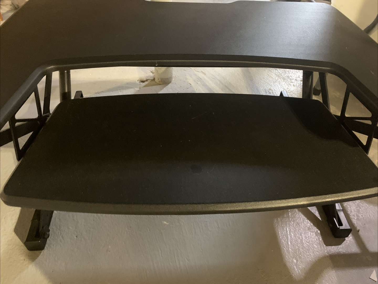 Black Adjustable Standing Desk