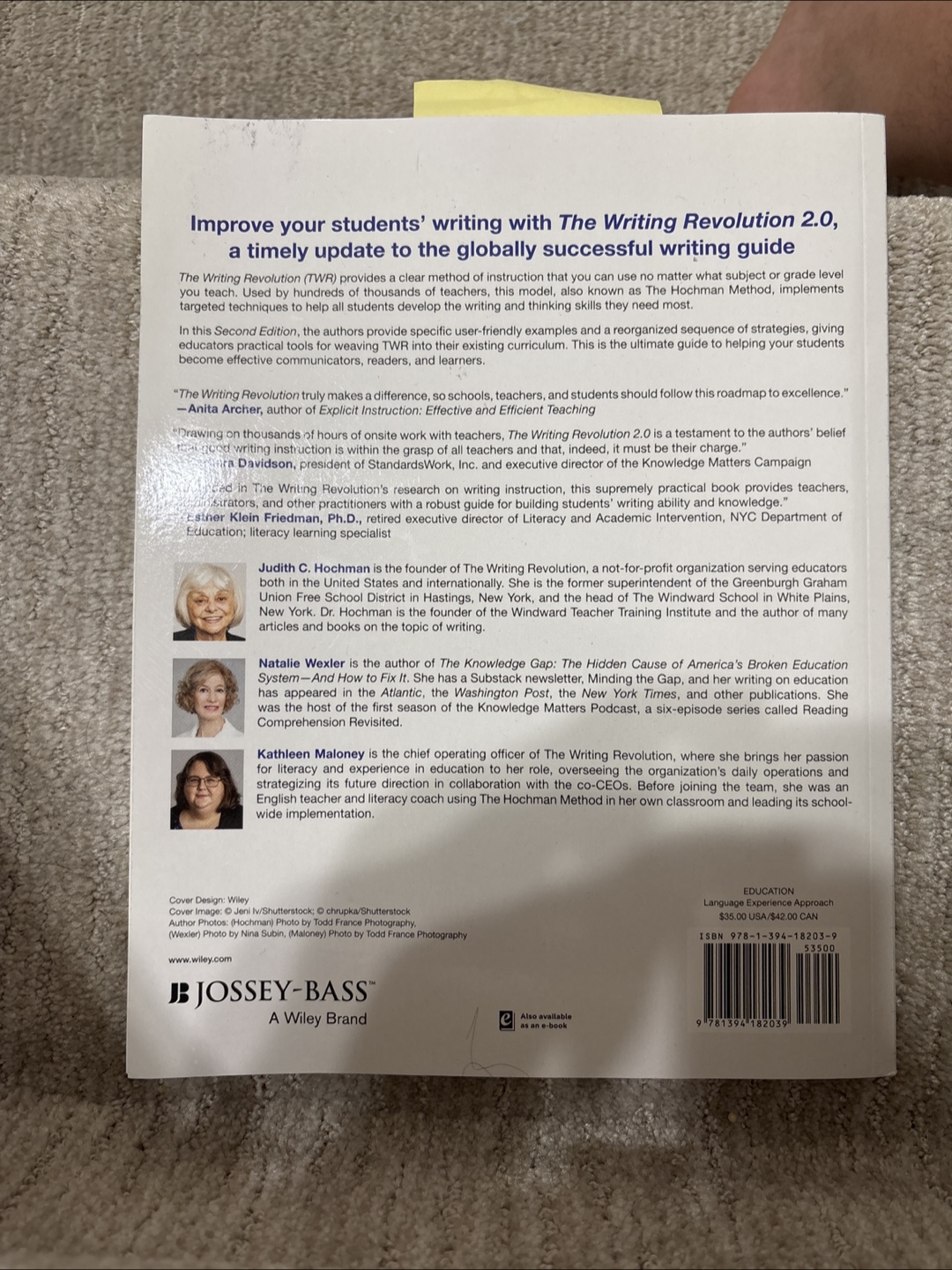 The Writing Revolution 2.0 by Judith C Hochman - photo 2