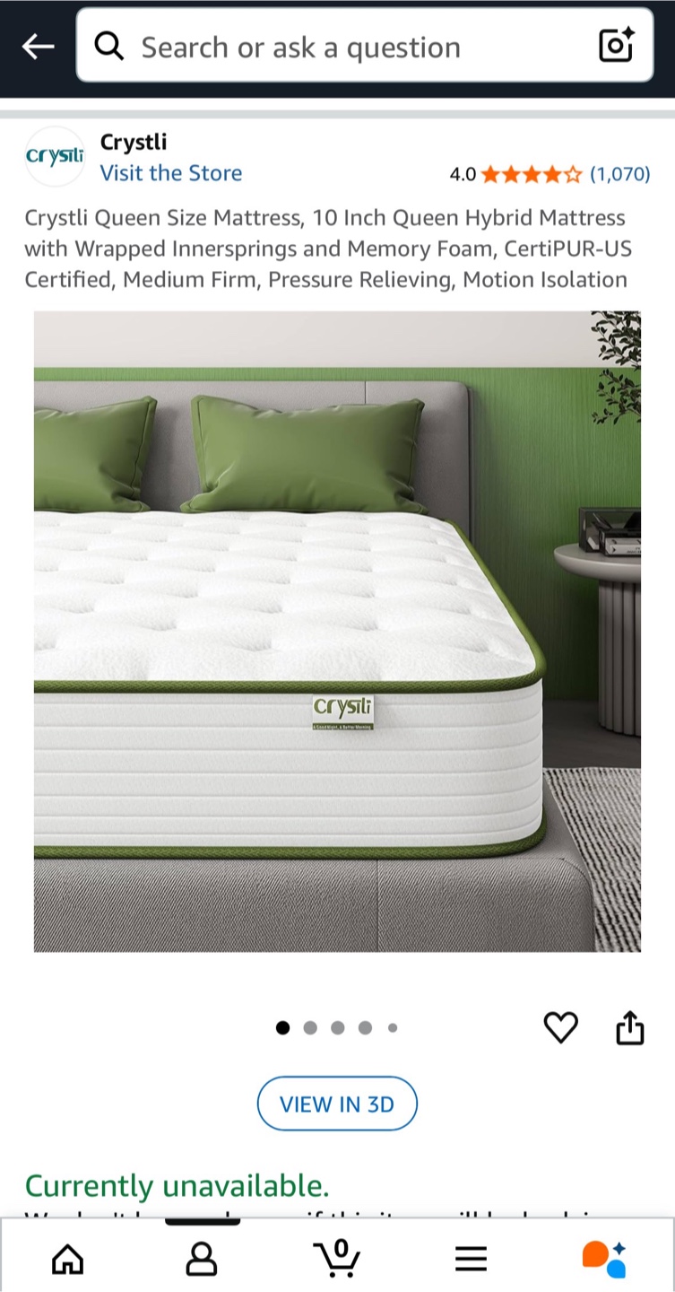 Queen Size Mattress - Like New!