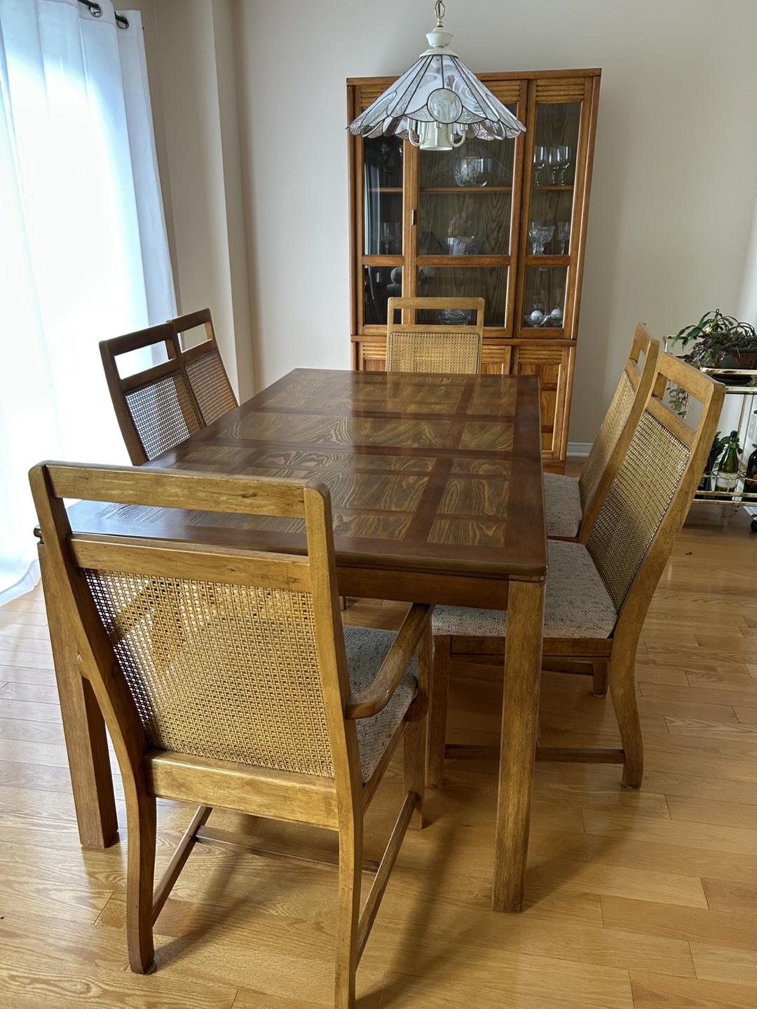 Dining Room Set - Table, Chairs, and Hutch