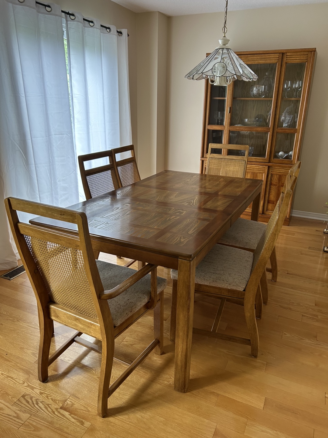 Dining Room Set - Table, Chairs, and Hutch - photo 3