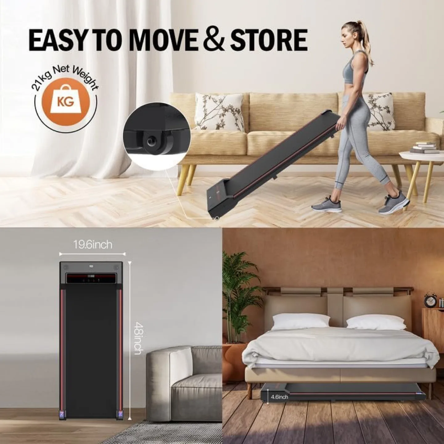 Brand New WalkingPad Treadmill - Easy to Move & Store image indicator(3)