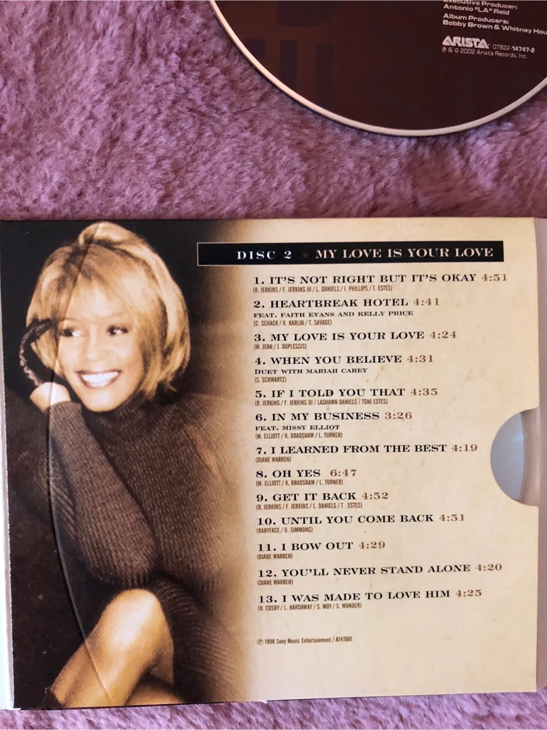 Whitney Houston - My Love Is Your Love CD - #freecycle thumbnail