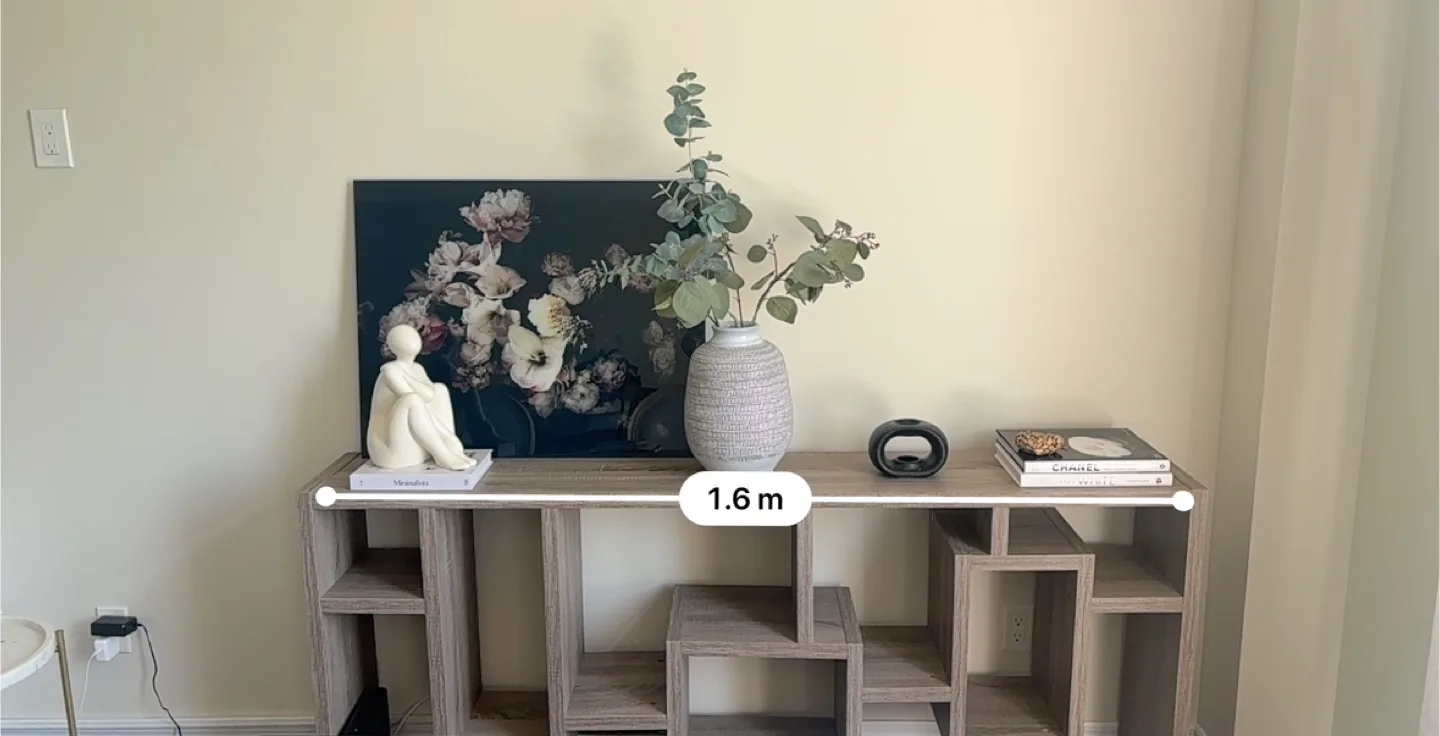 Wood Console Table with Shelves image indicator(4)