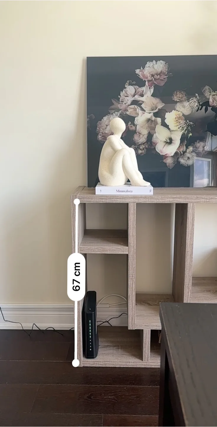 Wood Console Table with Shelves image indicator(5)