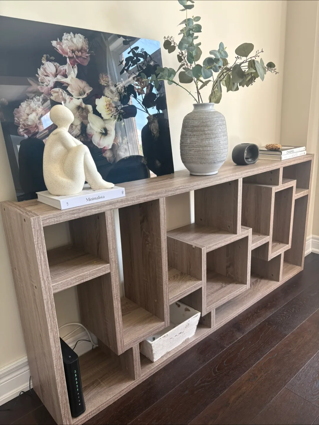 Wood Console Table with Shelves image indicator(2)