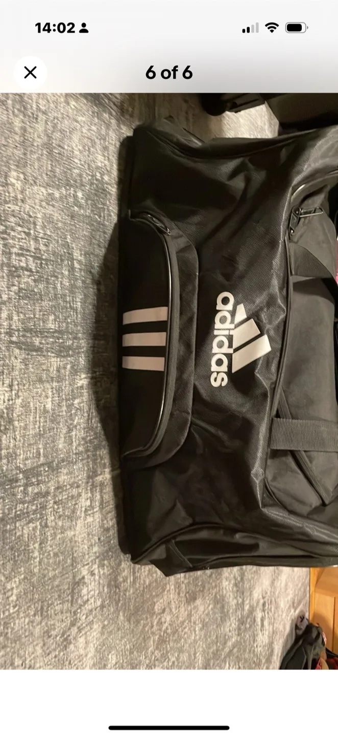 Adidas Team Carry XL Duffel Bag - Black image indicator(6)