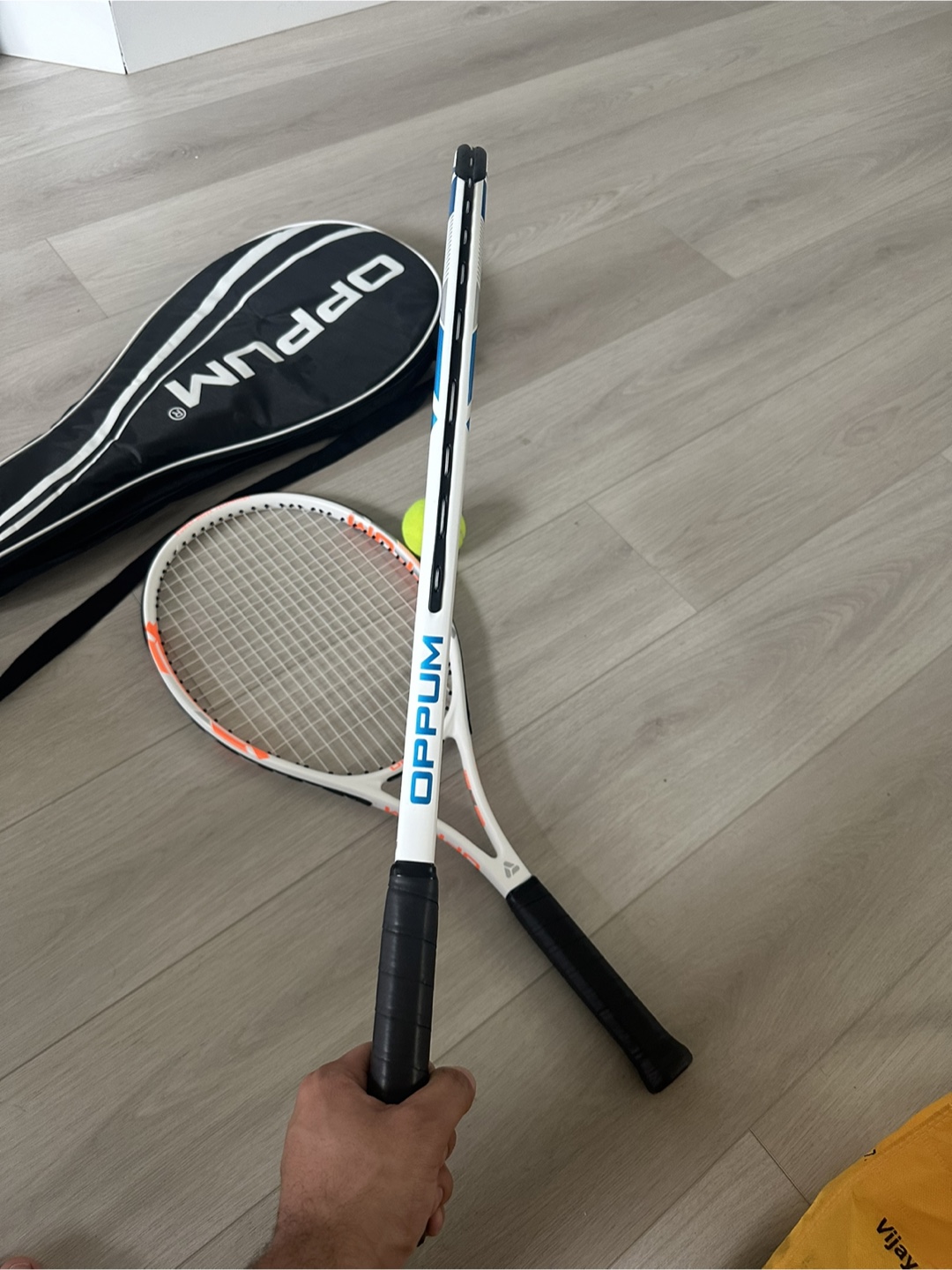 Oppum Tennis Racquets (2) with Case