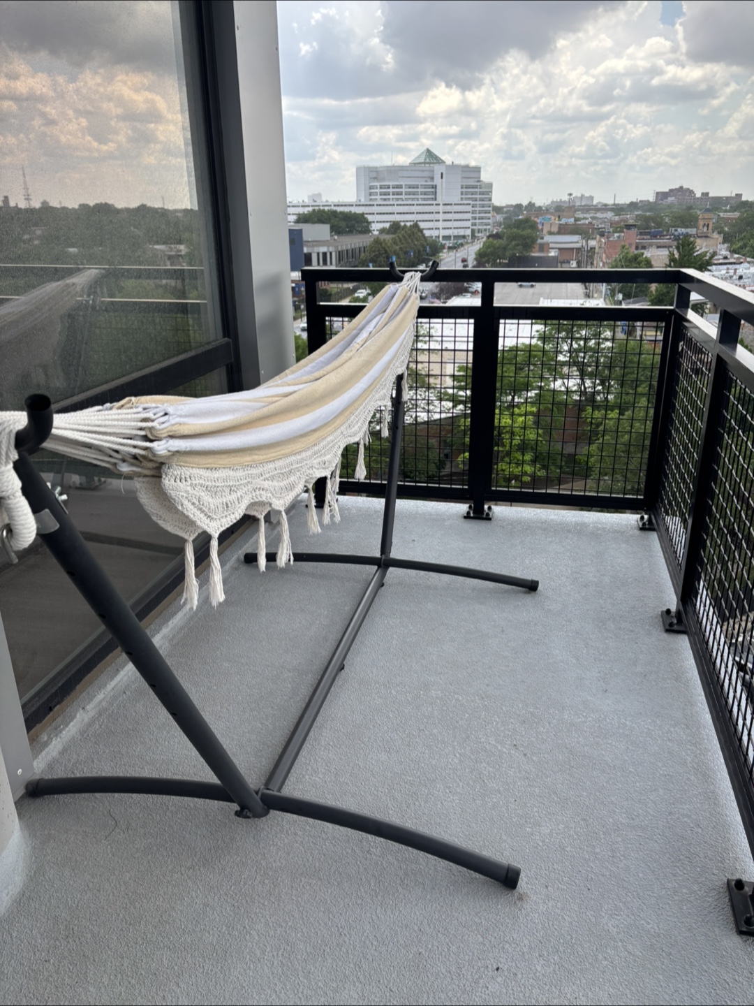 Hammock with Stand - Cream & White - photo 2