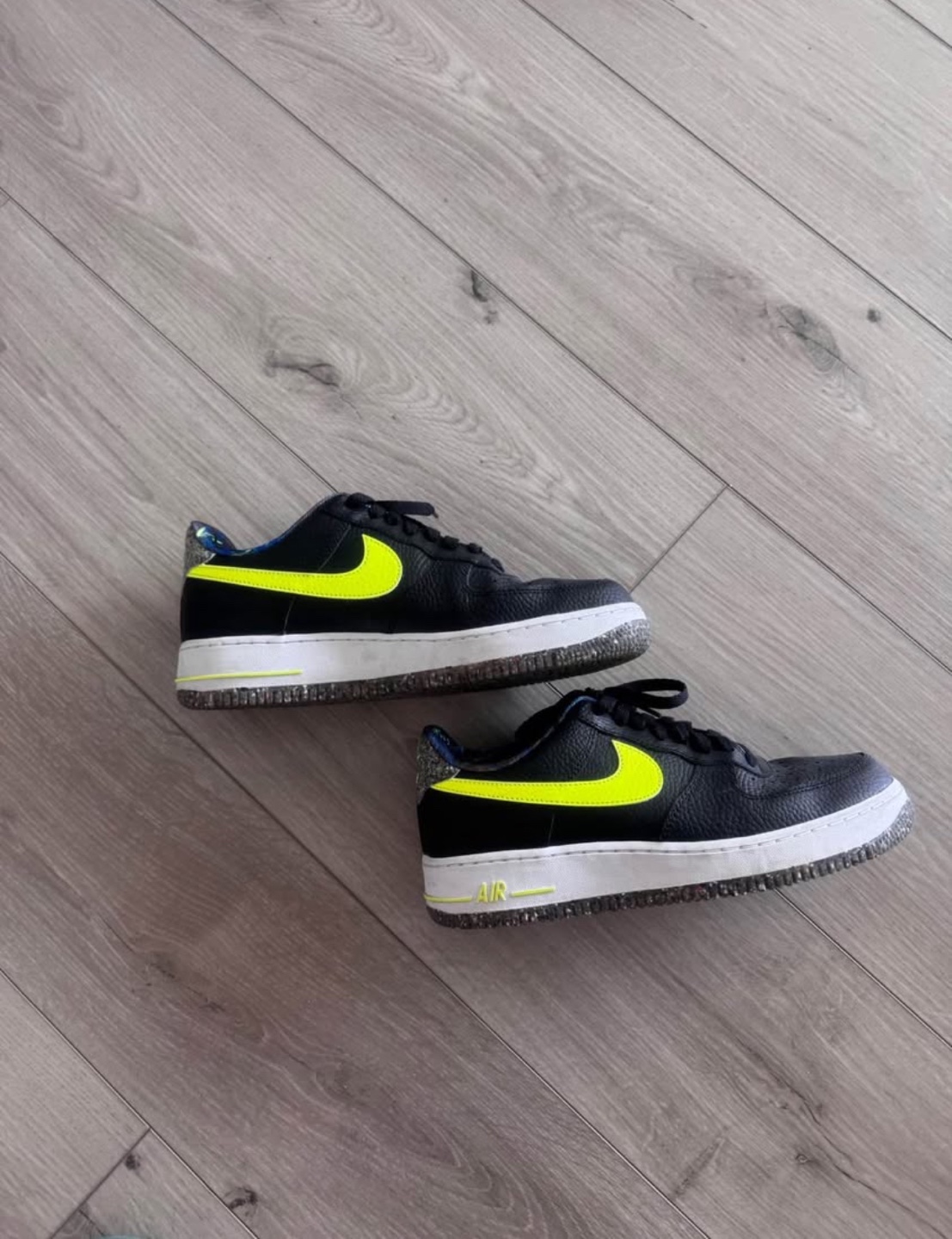 Nike Air Force 1 Crater Impact Black/Volt - US 8
