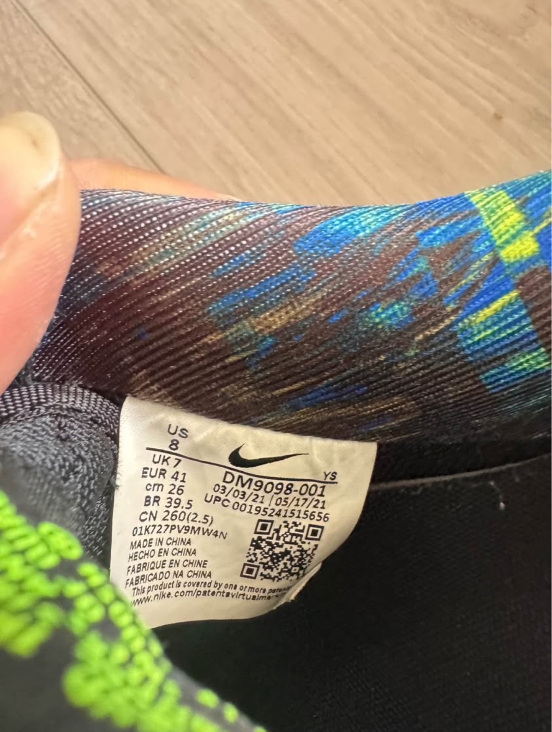 Nike Air Force 1 Crater Impact Black/Volt - US 8 - photo 3