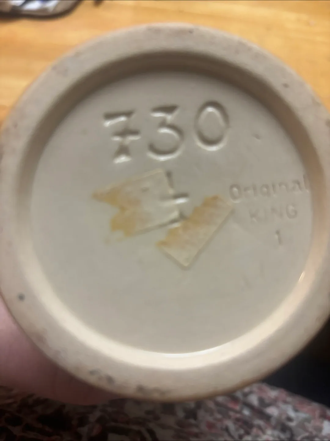 Vintage Beer Stein by King image indicator(3)