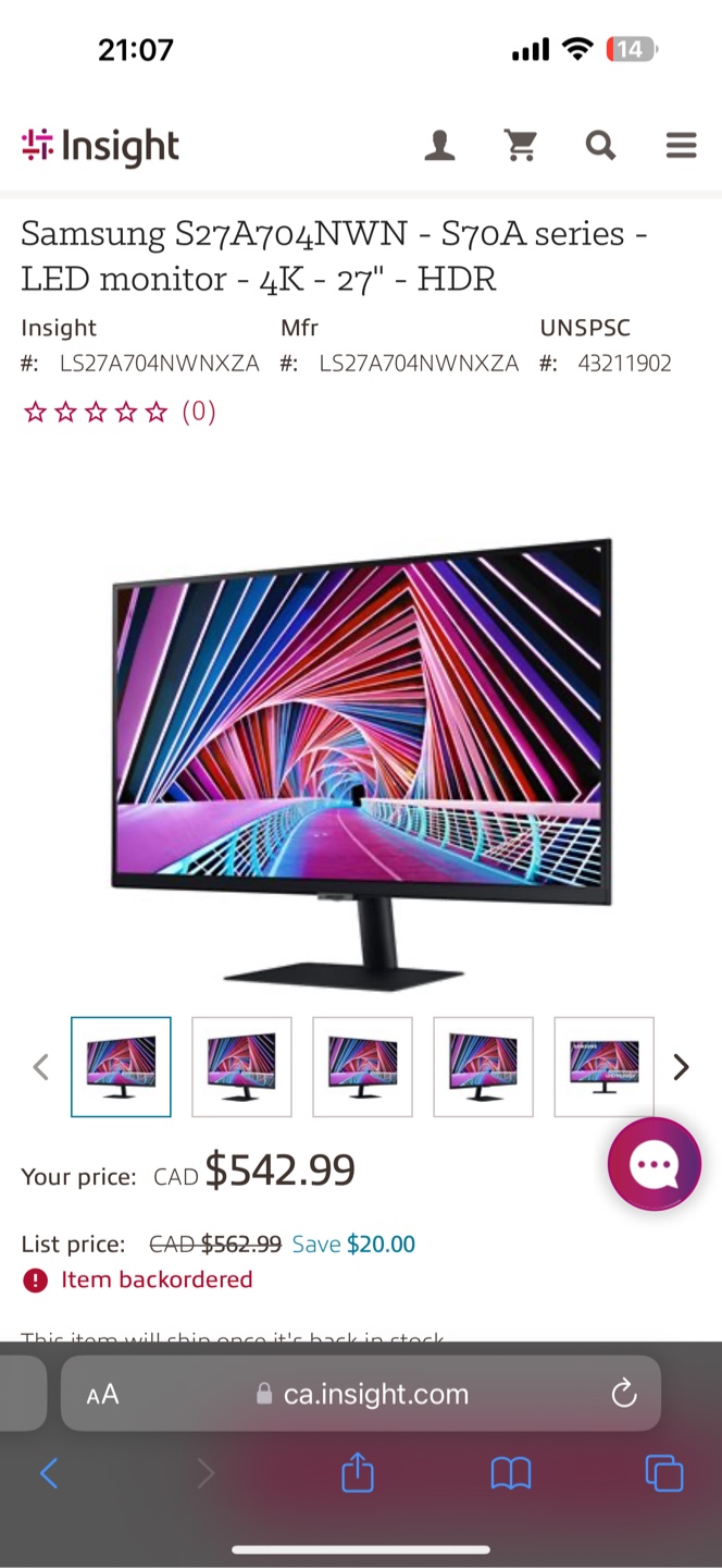 Samsung 4K HDR LED Monitor. Barely used, 300$ off