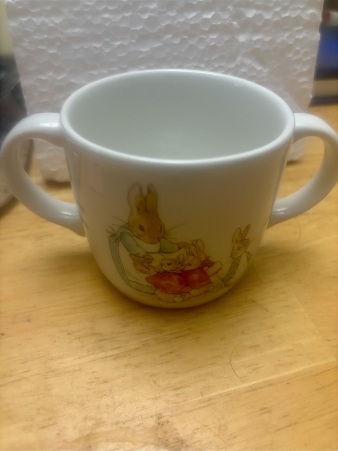 Peter Rabbit Two Haddle Cup by Wedgewood - photo 2
