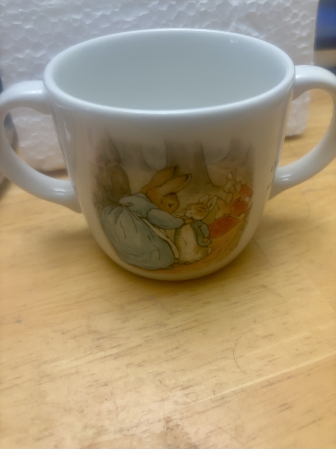 Peter Rabbit Two Haddle Cup by Wedgewood