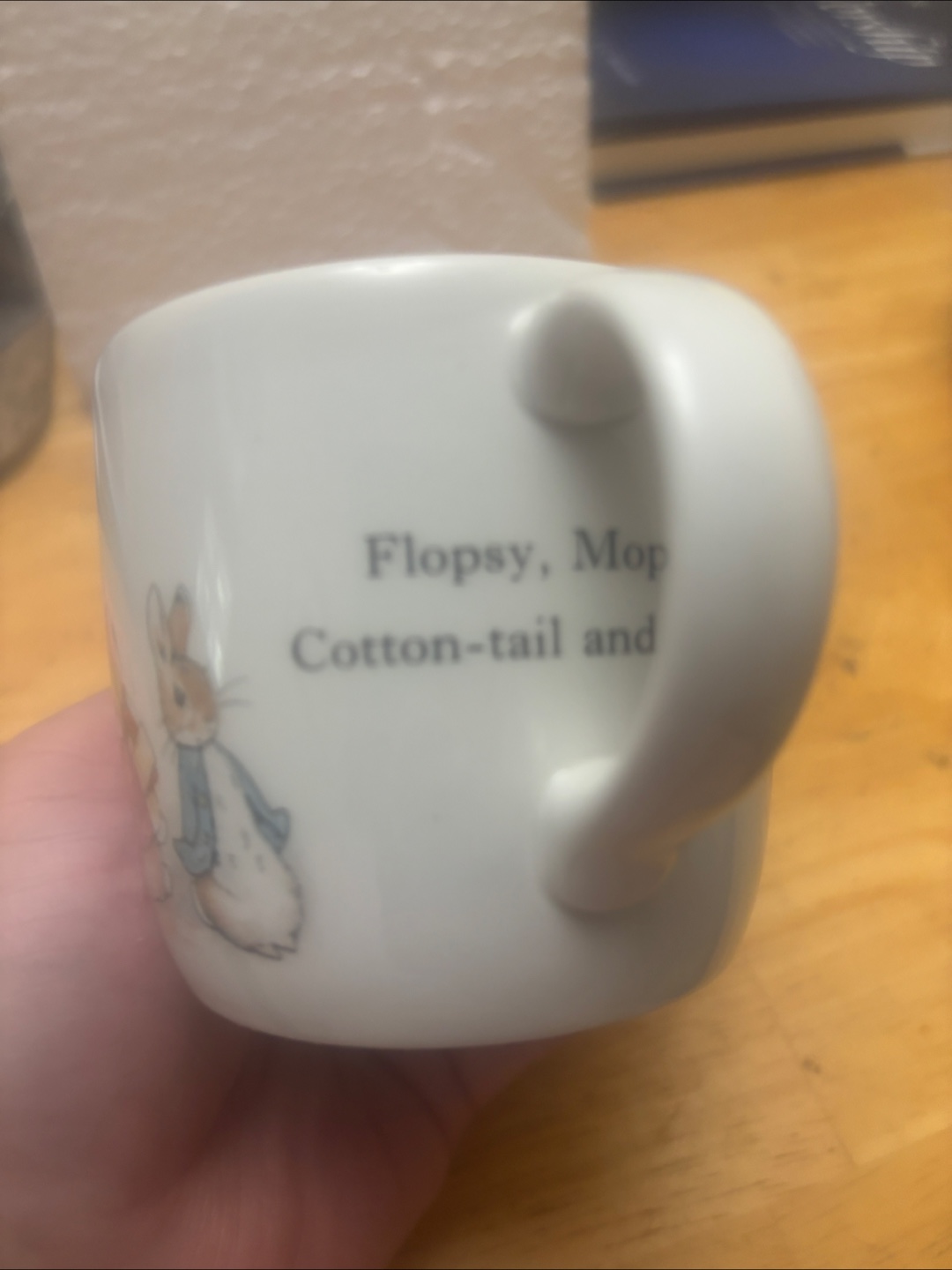 Peter Rabbit Two Haddle Cup by Wedgewood - photo 3