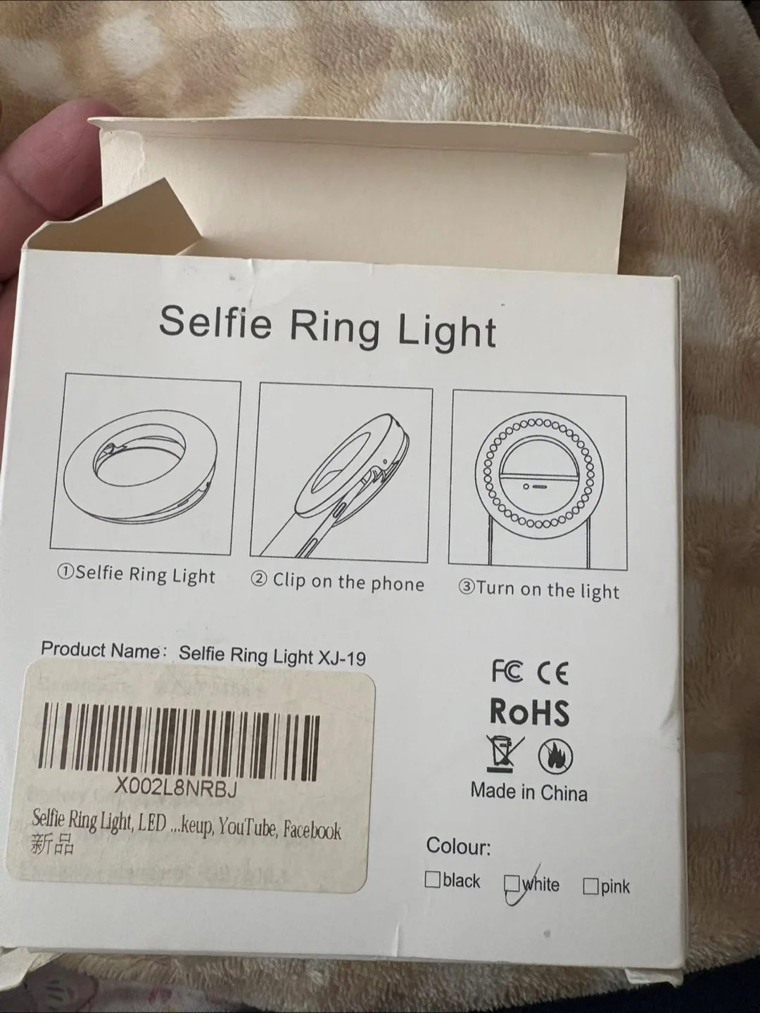 Selfie Ring Light XJ-19 - Great Condition! image indicator(2)