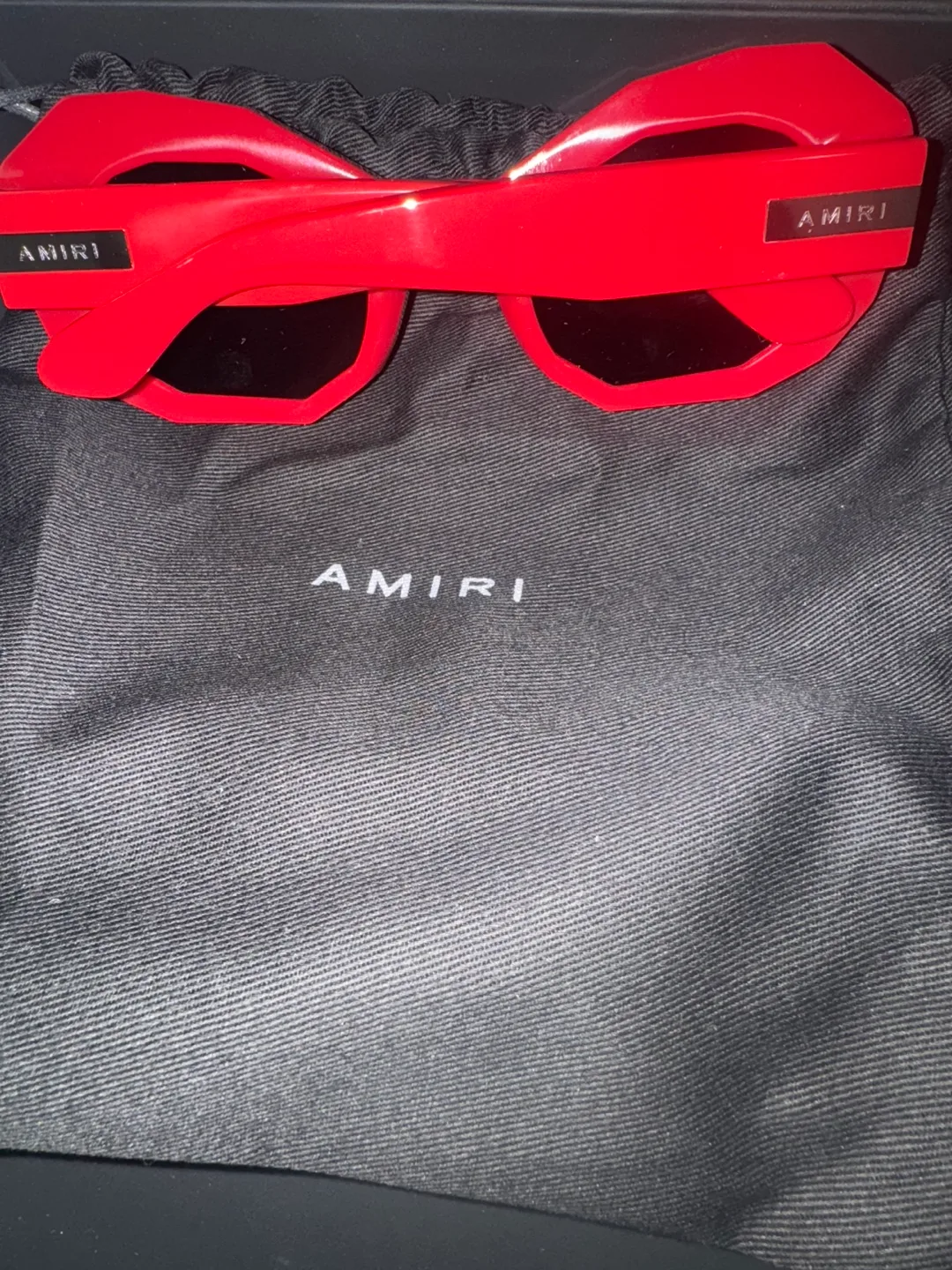 AMIRI Red Sunglasses with Case thumbnail