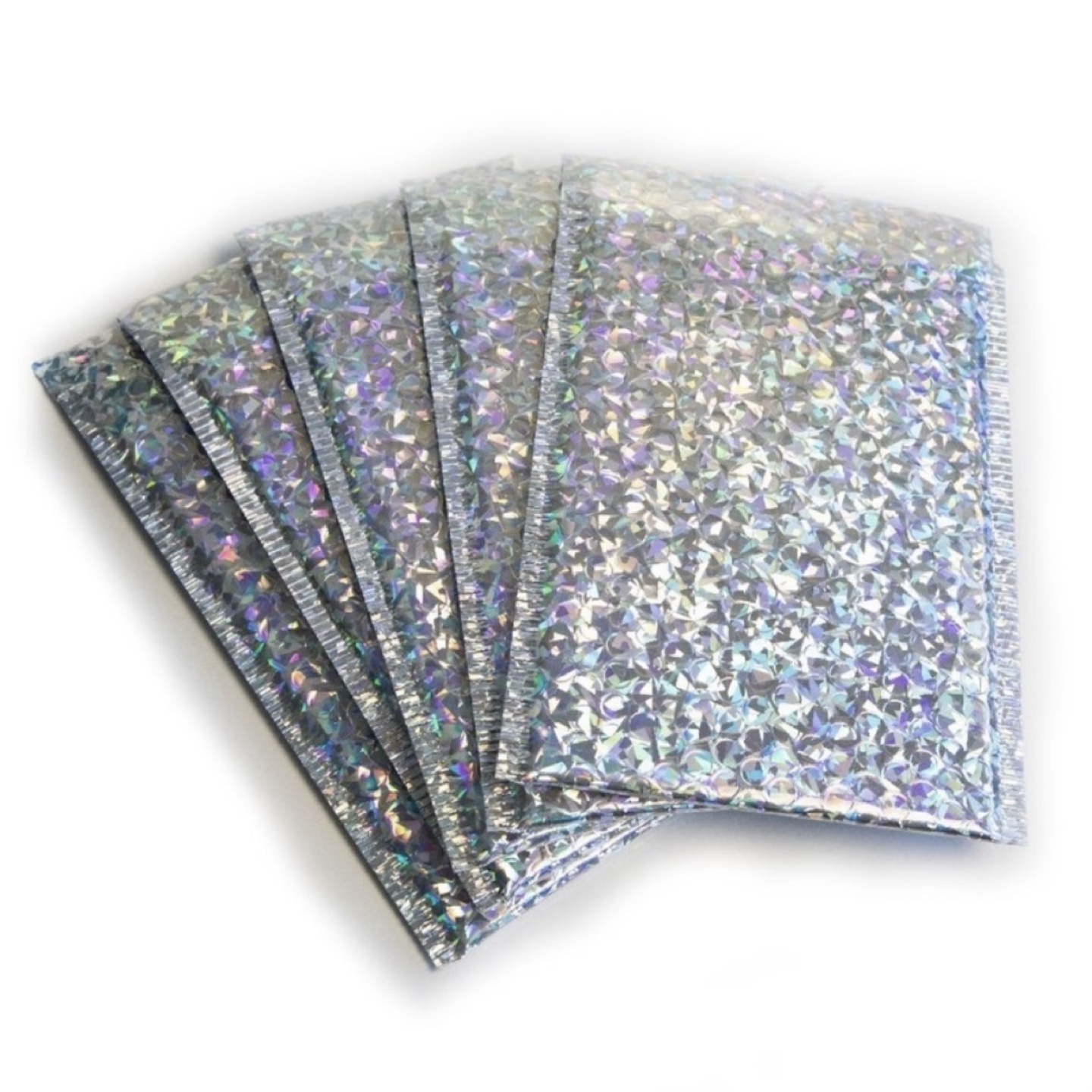 20 Holographic iridescent bubble mailers - photo 2