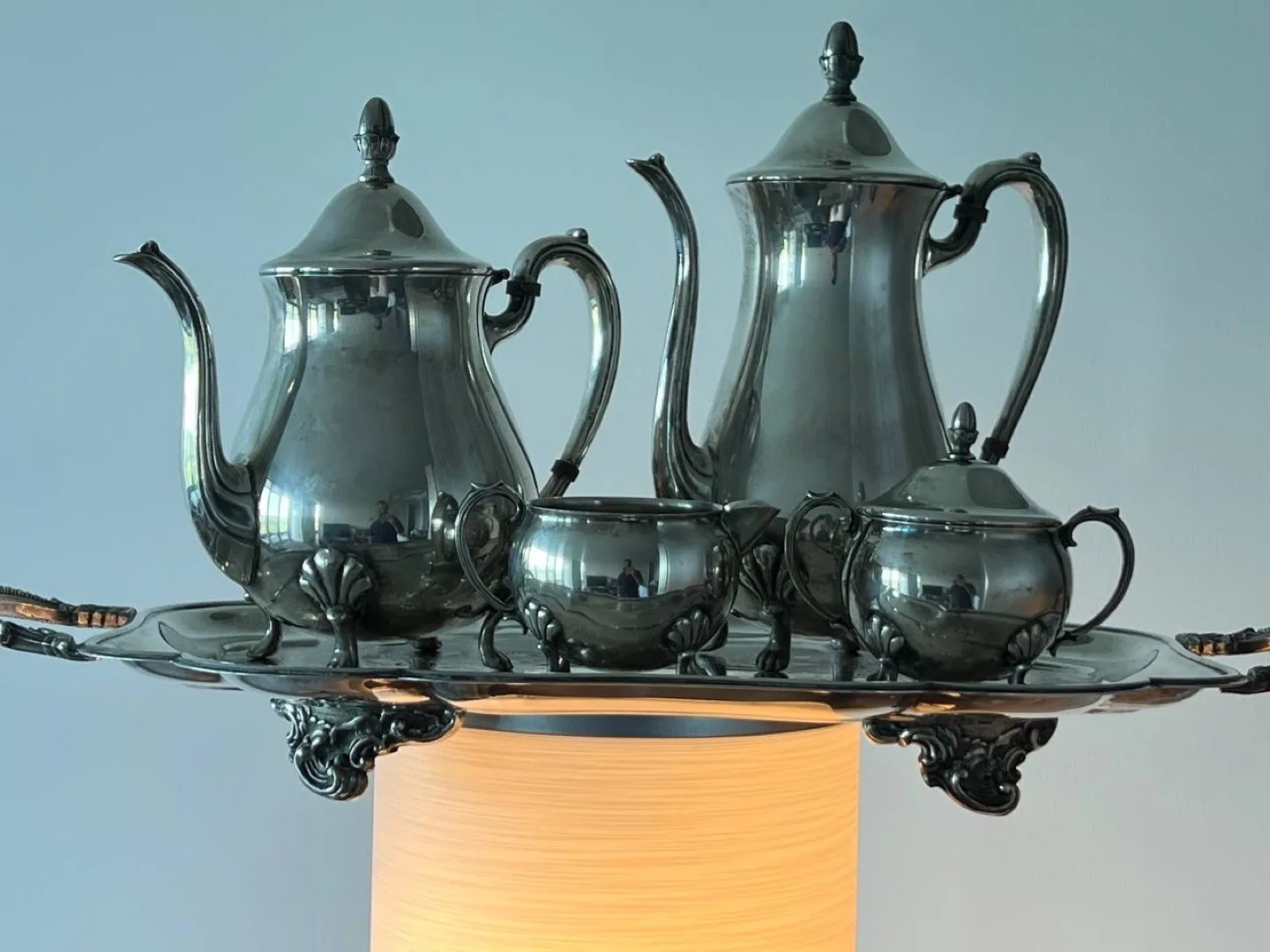 Vintage Silver Plated Tea Set image indicator(2)