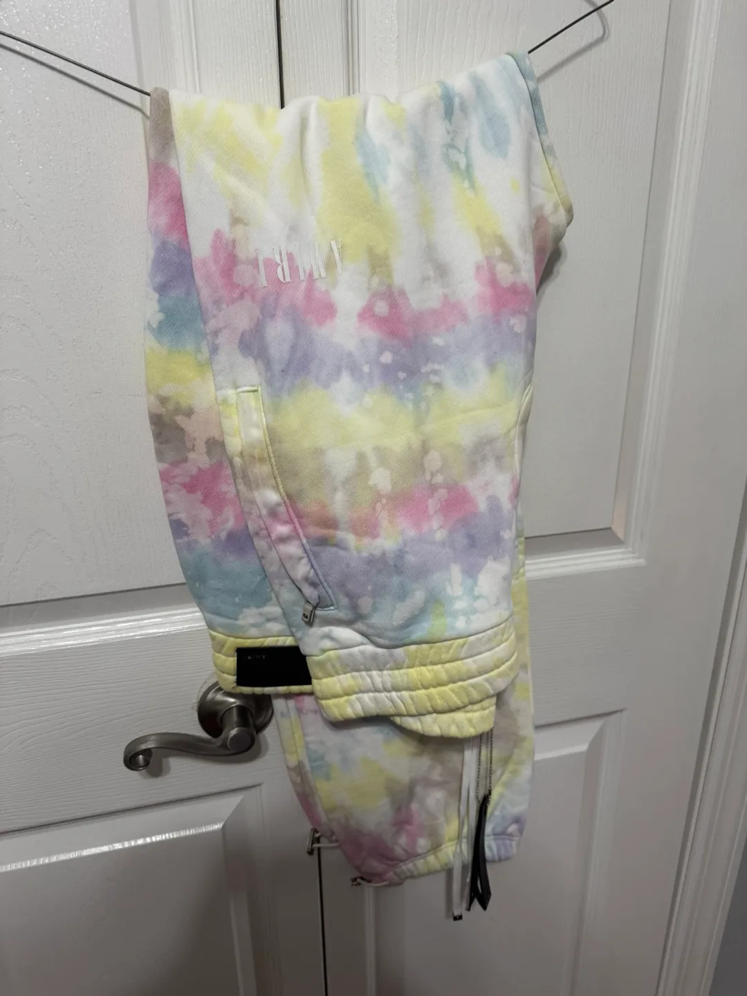 AMIRI Leopard Print Sherpa Pants thumbnail