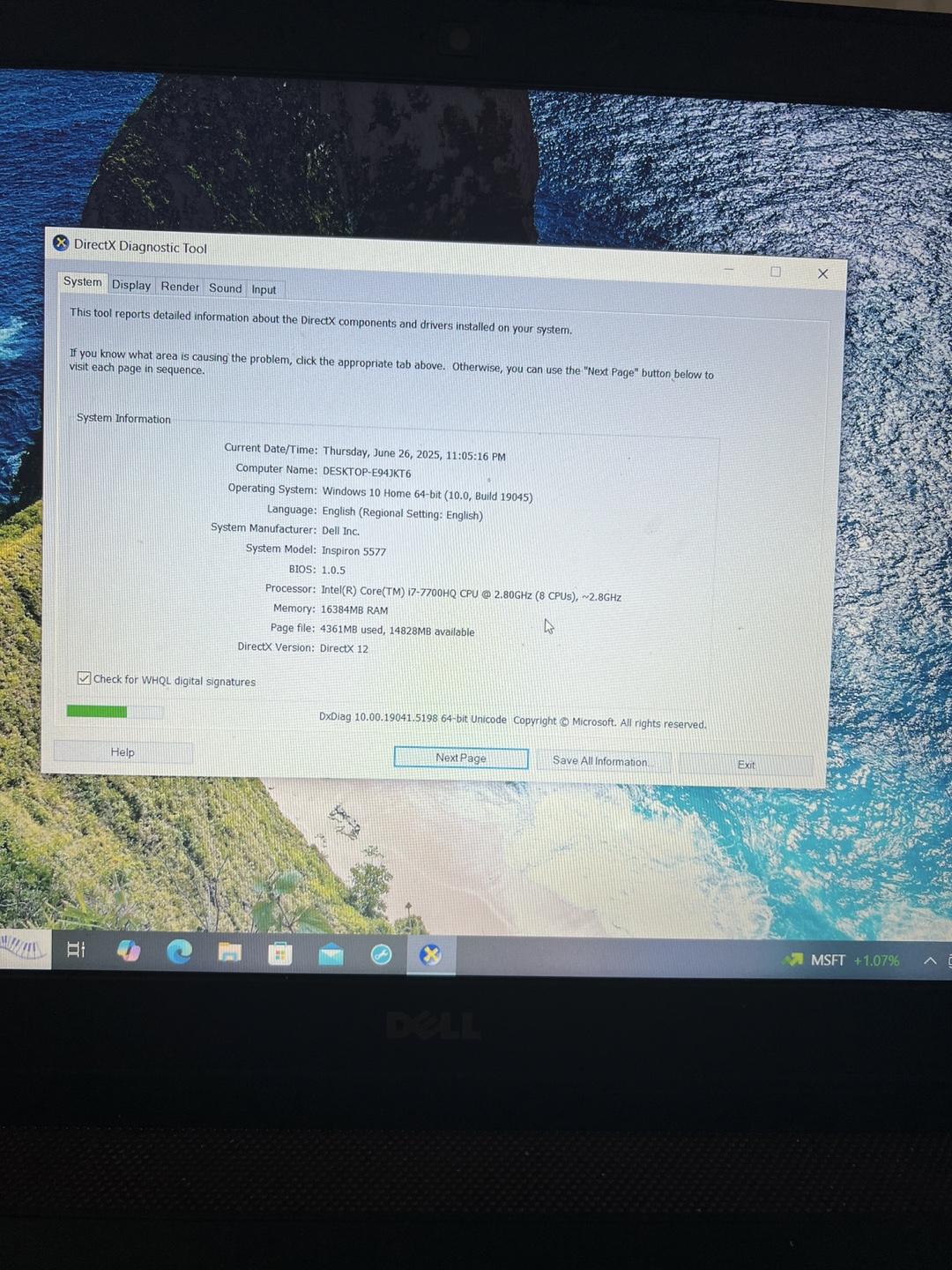 Dell Inspiron 5577 Gaming Laptop - photo 3